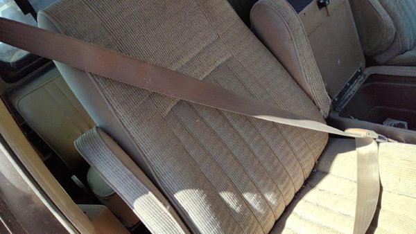 87-91 Ford F150 Passenger Right Front Seat Belt Retractor Oem Shoulder Tan — photo 3