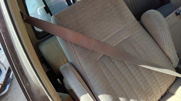 87-91 Ford F150 Passenger Right Front Seat Belt Retractor Oem Shoulder Tan — photo 5