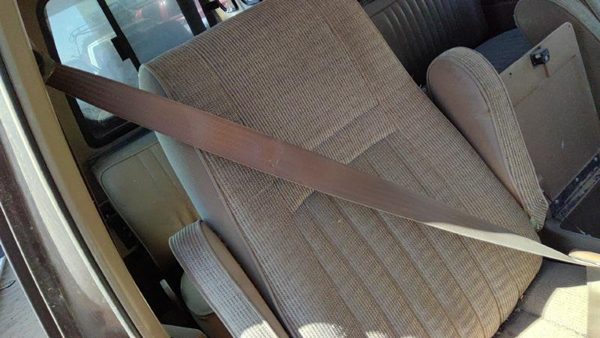 87-91 Ford F150 Passenger Right Front Seat Belt Retractor Oem Shoulder Tan — photo 4