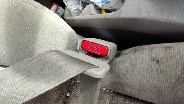 2010-2014 Honda Insight Passenger Right Front Seat Belt Buckle Receiver Oem Tan — photo 3