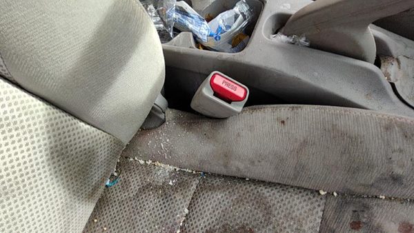 2010-2014 Honda Insight Passenger Right Front Seat Belt Buckle Receiver Oem Tan — photo 2