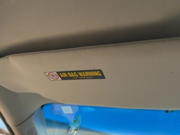 2005-2007 Honda Accord Driver Left Sun Visor Oem Without Illumination Gray — photo 3