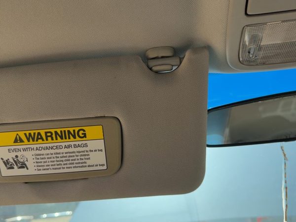 2005-2007 Honda Accord Driver Left Sun Visor Oem Without Illumination Gray — photo 4