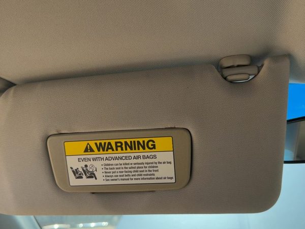 2005-2007 Honda Accord Driver Left Sun Visor Oem Without Illumination Gray — photo 5