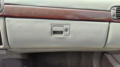 99 Cadillac Deville Glove Box Assembly Complete Door With Latch Oem 152 Neutral