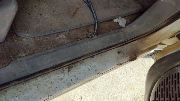 1995-2005 S10 Blazer Passenger Right Sill Step Trim Panel Oem Gray 92H — photo 3