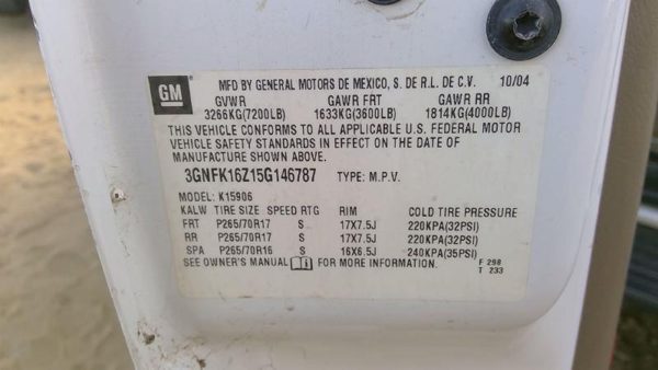 2005 Suburban 1500 Chassis Brain Box Chevy — photo 6