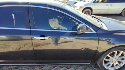 2011 Chevrolet Malibu Front Door RH 58U Black Granite Hail