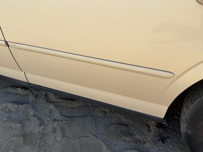 00-06 Ls Driver Left Rear Moulding From Door Back Trim Strip Ivory Parchment Hc