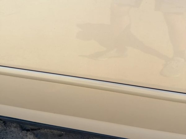 00-06 Ls Driver Left Rear Moulding From Door Back Trim Strip Ivory Parchment Hc — photo 5