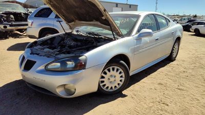 2004 Pontiac Grand Prix Trunk/decklid/hatch/tailgate Silver 12U