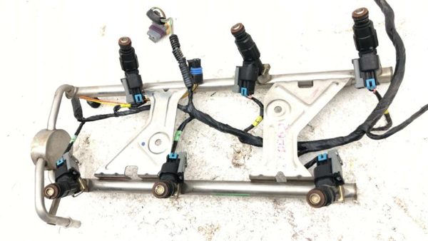2005-2009 Chevy Equinox Complete Fuel Rail With Injectors Set Loaded Oem 3.4L — photo 11