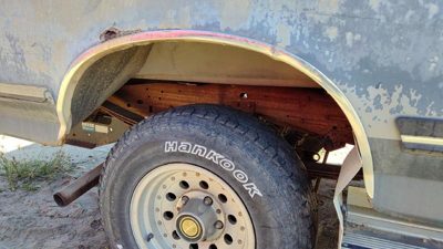 87-91 Ford F150 Passenger Right Rear Wheel Flare Moulding Oem Back Rh