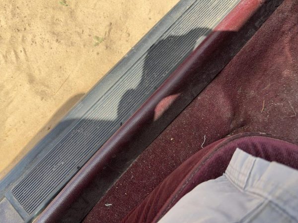 1994 Olds Eighty Eight Driver Left Lower Sill Step Moulding Trim Panel Oem Red — photo 6