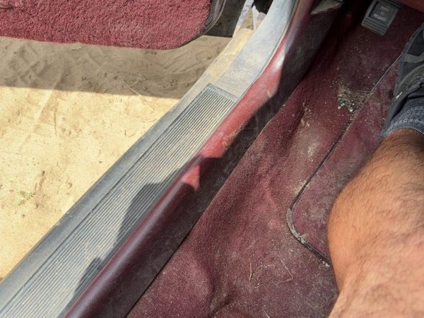 1994 Olds Eighty Eight Driver Left Lower Sill Step Moulding Trim Panel Oem Red — photo 1