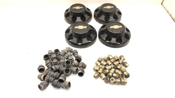 1996-2002 Chevy Express Van 2500 Set Of 4 Center Caps Lug Nuts Oem 46268 — photo 1