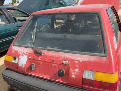1988 Toyota Corolla Trunk/decklid/hatch/tailgate Red