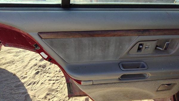 96-99 Olds 88 Driver Left Rear Door Trim Panel With Switches Back Gray — photo 5