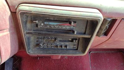 87-91 Ford F150 Trim Bezel Around Radio Surround Dash Panel Oem