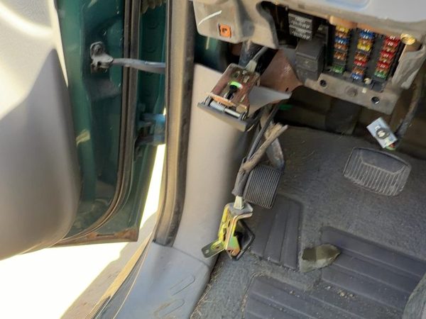 1997-2003 Ford F150 Driver Left Lower Kick Trim Panel OEM Gray F2 — photo 3