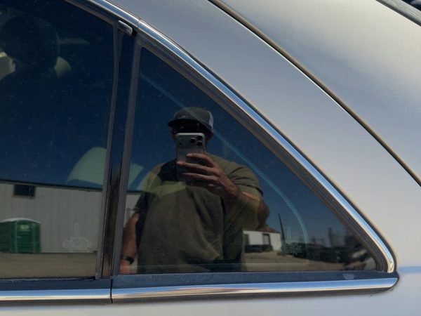 2000-2002 Lincoln Ls Driver Left Rear Vent Window Back Door Glass With Frame Oem — photo 1