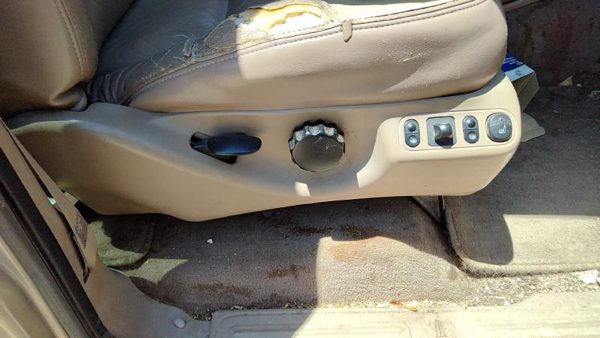 98 Lincoln Navigator Passenger Right Side Power Seat Switch Wh Trim Panel Tan Kx — photo 1