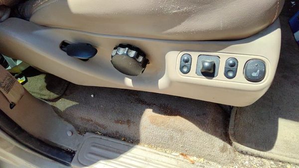 98 Lincoln Navigator Passenger Right Side Power Seat Switch Wh Trim Panel Tan Kx — photo 4