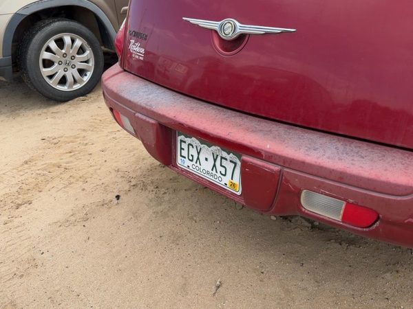 06-10 Pt Cruiser Rear Bumper Cover Assembly Oem Back 13" Opening Inferno Red Prh — photo 6