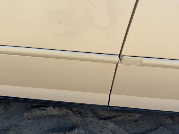 00-06 Ls Driver Left Front Moulding From Door Oem Trim Strip Ivory Parchment Hc — photo 2