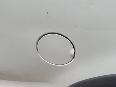 1997-2004 Ford F150 Fuel Tank Door With Hinge Gas Lid Oem Filler White