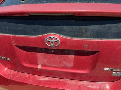 08 Prius License Plate Trim Surround Panel Tail Trunk Finish 5-Door Hatchback Ba
