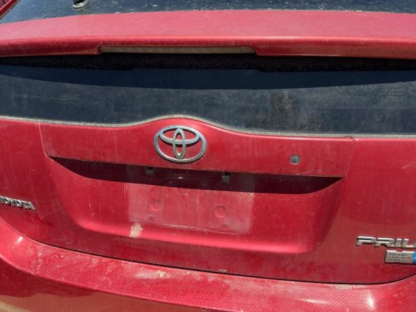 08 Prius License Plate Trim Surround Panel Tail Trunk Finish 5-Door Hatchback Ba — photo 1