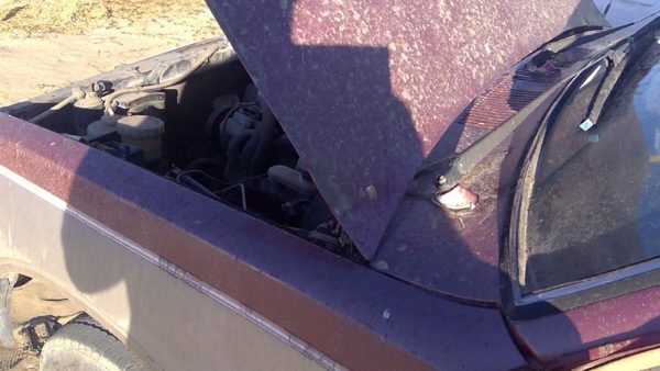 1986 Isuzu Pickup Hood Red Bent Corners — photo 8