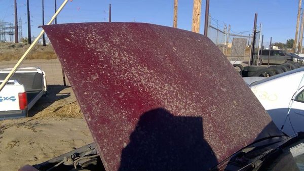 1986 Isuzu Pickup Hood Red Bent Corners — photo 5