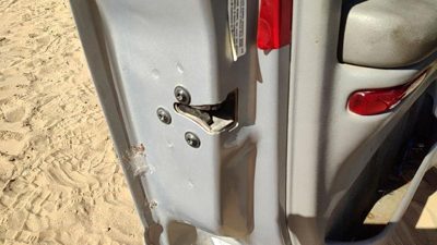 1997-2005 Chevy Venture Driver Left Front Door Latch With Rods/Cables Oem