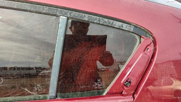 10-14 Honda Insight Driver Left Rear Vent Window Back Door Glass With Frame Oem — photo 2