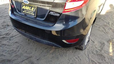 2011-2019 Ford Fiesta Rear Bumper Cover Assembly Oem Back Black Uh D2bz17906aa