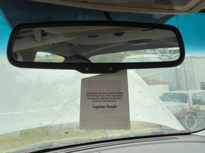 2005-2007 Ford Fivehundred Inside Rear View Mirror Oem Windshield Mounted