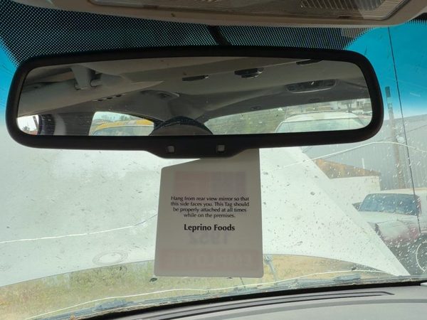 2005-2007 Ford Fivehundred Inside Rear View Mirror Oem Windshield Mounted — photo 2