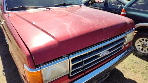 1991 Ford F150 Hood Maroon — photo 1