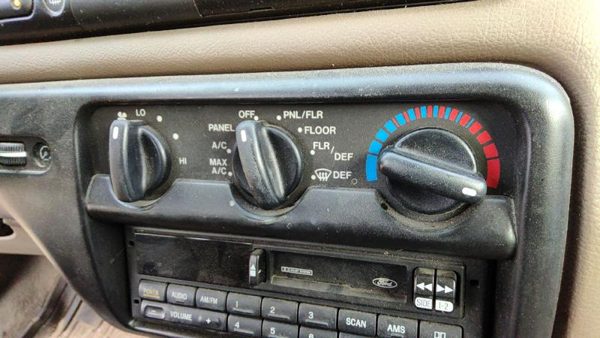 1995-1997 Ford Contour Temperature Control Module In Dash Heater Ac Head Unit — photo 4