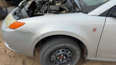 2003-2007 Saturn Ion Driver Left Front Fender Oem Silver 13U 10357256