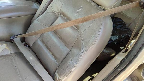 1998 Lincoln Navigator Driver Left Front Seat Belt Retractor Oem Shoulder Tan Kx — photo 3