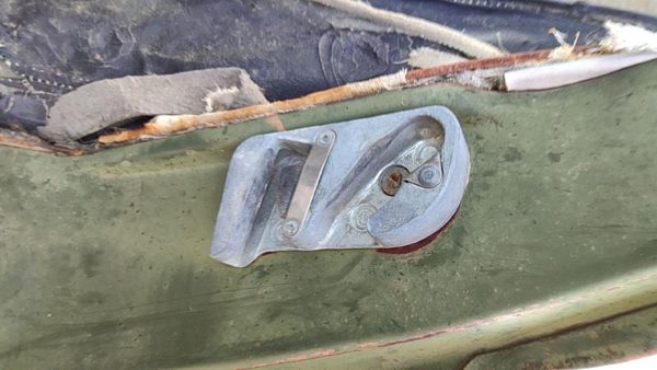 1953-1954 Chevy Bel Air 150 Sedan Driver Left Rear Door Latch Striker Oem — photo 2