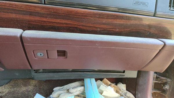 1997-1999 Buick Lesabre Glove Box Assembly Complete Door With Latch Oem Red — photo 1
