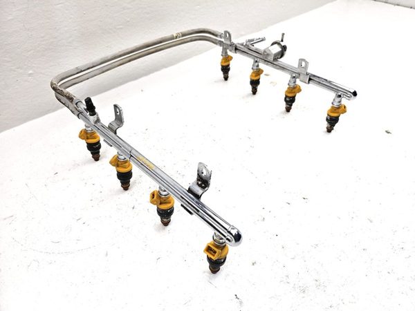1985-2003 Ford F150 Complete Fuel Rail With Injectors Set Loaded Oem 5.4L — photo 2