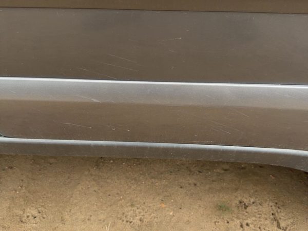 05-09 Legacy Outback Driver Left Rear Lower Moulding From Door Back Silver Slq — photo 4