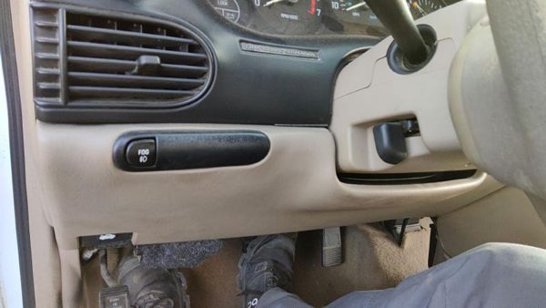 1997-2004 Buick Regal Lower Dash Under Column Knee Bolster Trim Panel Taupe 523 — photo 3