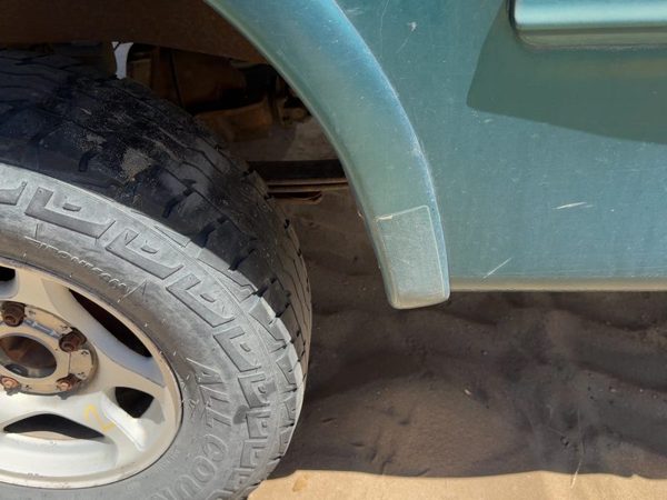 97-04 F150 Passenger Right Rear Wheel Flare Moulding Oem Back Pacific Green Ps — photo 6