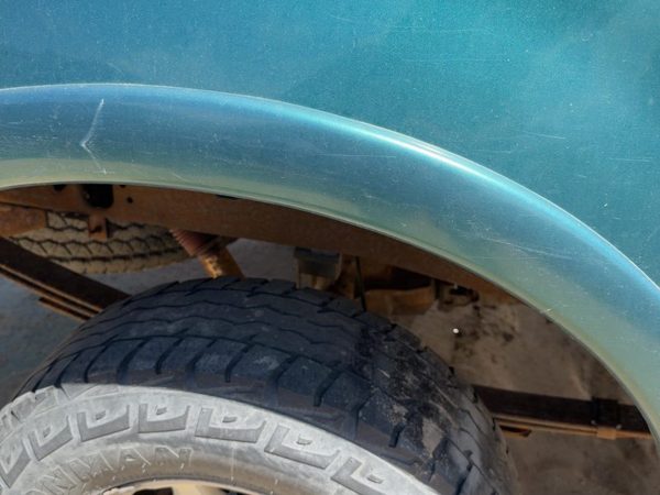 97-04 F150 Passenger Right Rear Wheel Flare Moulding Oem Back Pacific Green Ps — photo 9